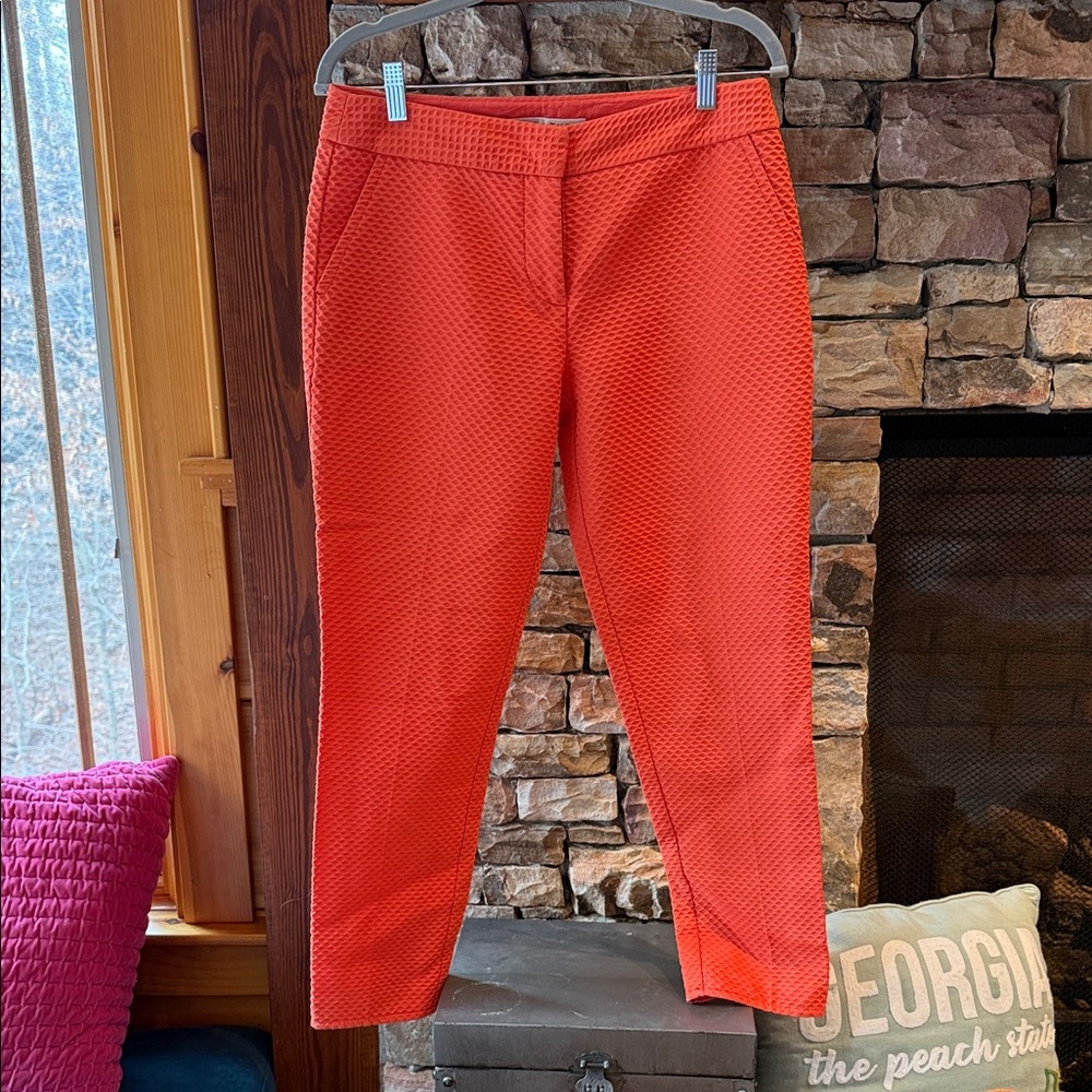EUC - Trina Turk Orange Pants - Size 6